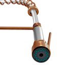 Ver imagem 7 de Torneira Cozinha Gourmet Parede Gatilho Spray Rose Golden