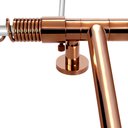 Ver imagem 4 de Torneira Cozinha Gourmet Parede Gatilho Spray Rose Golden