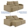Sofá Retrátil Reclinável 4 Lugares 240cm Porta Copos e USB Embaúba Extra CabeCasa MadeiraOriginals - 9