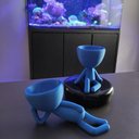 Ver imagem 7 de Kit 2 Vasos Preguiçosos Suculentas Decoração 19 Cm Decorativo Azul Metálico