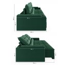 Ver imagem 6 de Sofá Retrátil Reclinável 4 Lugares 240cm Porta Copos e USB Embaúba Extra CabeCasa MadeiraOriginals