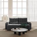 Ver imagem 2 de Sofá Retrátil Reclinável 4 Lugares 240cm Porta Copos e USB Embaúba Extra CabeCasa MadeiraOriginals