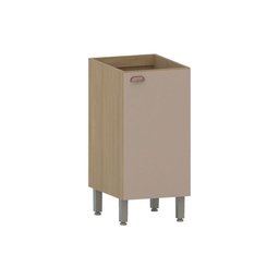 Balcão de Cozinha sem Tampo 40cm 1 Porta Classic Luciane Móv Freijó-petala Rosa - 2