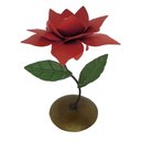 Ver imagem 3 de Castiçal de Ferro Simples Barato para Decoração de Aparador e Mesa de Festa - Vermelho