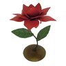Castiçal de Ferro Simples Barato para Decoração de Aparador e Mesa de Festa - Vermelho - 3