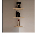 Ver imagem 2 de Prateleira de Canto 42x30 Cm Madeirado em Mdf