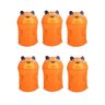 Kit 6 Cestos de Roupas Organizador Brinquedos Dobrável Animais Bichinhos Infantil Multiuso - Ursinho - 1