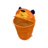 Kit 6 Cestos de Roupas Organizador Brinquedos Dobrável Animais Bichinhos Infantil Multiuso - Ursinho - 4