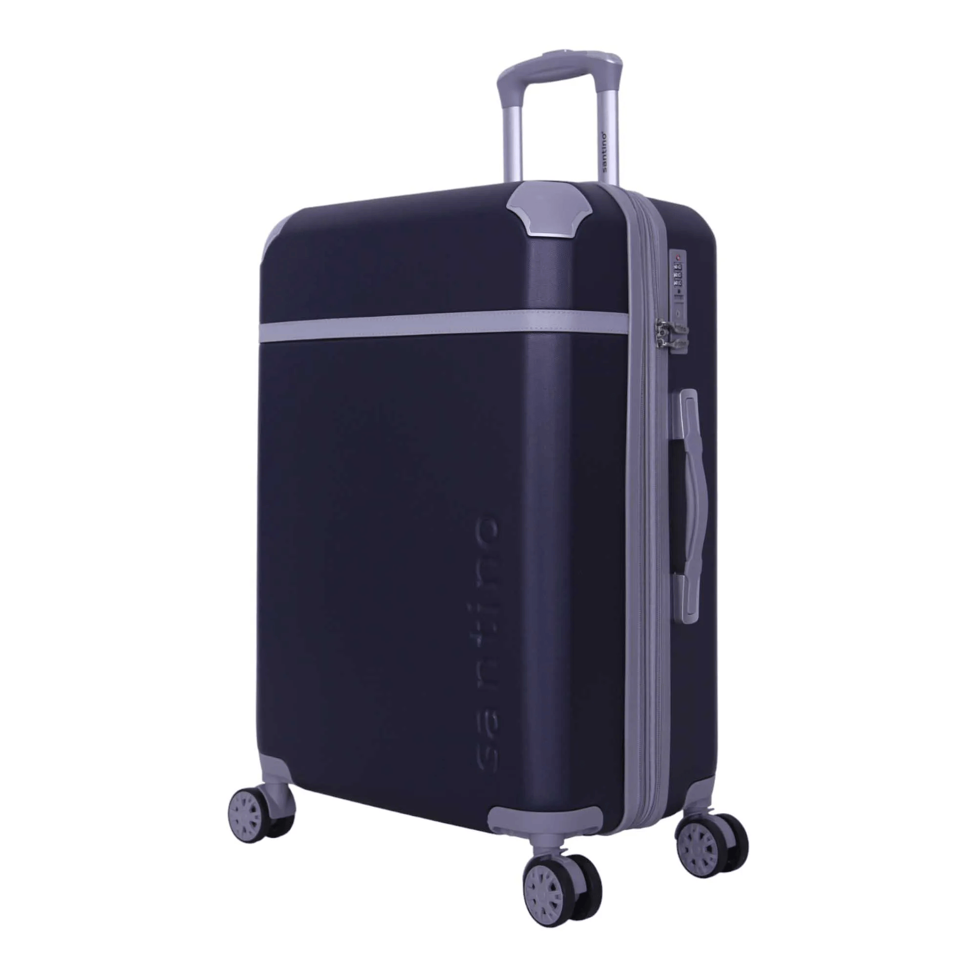 Mala Viagem Santino Sdv601 Rígida Expansor 360 Tsa Grande Azul - 2