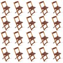 Ver imagem 6 de Kit De 10 Conjuntos De Mesa Dobrável 70x70 Com 2 Cadeiras Imbuia Cor: Marrom