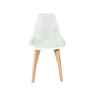 Cadeira Charles Eames Colmeia Solid Wood 131ppf Branco - 1