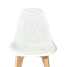 Cadeira Charles Eames Colmeia Solid Wood 131ppf Branco - 6
