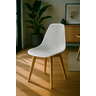 Cadeira Charles Eames Colmeia Solid Wood 131ppf Branco - 4