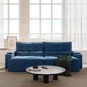 Ver imagem 3 de Sofá Retrátil Reclinável 4 Lugares 300cm Porta Copos e USB Embaúba Extra CabeCasa MadeiraOriginals