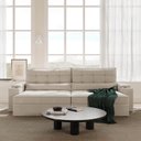 Ver imagem 3 de Sofá Retrátil Reclinável 4 Lugares 300cm Porta Copos e USB Embaúba Extra CabeCasa MadeiraOriginals