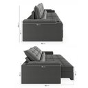 Ver imagem 5 de Sofá Retrátil Reclinável 4 Lugares 300cm Porta Copos e USB Embaúba Extra CabeCasa MadeiraOriginals