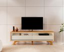 Ver imagem 2 de Rack Aústria para Tv 70'' 2,20 Cm Naturalle / Off White