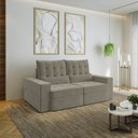 Ver imagem 2 de Sofá Retrátil e Reclinável 3 Lugares 200cm Embaúba Extra CabeCasa MadeiraOriginals