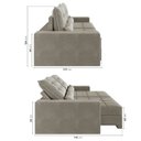 Ver imagem 4 de Sofá Retrátil e Reclinável 3 Lugares 200cm Embaúba Extra CabeCasa MadeiraOriginals