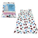 Ver imagem 2 de Saco Dormir Menina Forro Impermeável Joaninha Algodão Zíper