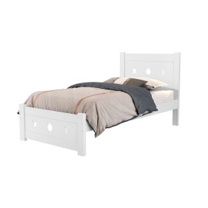 Cama Solteiro Branca Infantil Sol Basoto Brasil