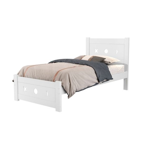 Cama Solteiro Branca Infantil Sol Basoto Brasil