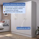 Ver imagem 6 de Armário Multiuso 4 Portas WL16 5 Nichos Lavanderia - Branco