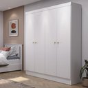 Ver imagem 1 de Armário Multiuso 4 Portas WL16 5 Nichos Lavanderia - Branco