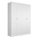Ver mais imagens de Armário Multiuso 4 Portas WL16 5 Nichos Lavanderia - Branco