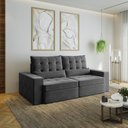 Ver imagem 2 de Sofá Retrátil e Reclinável 3 Lugares 230cm Embaúba Extra CabeCasa MadeiraOriginals