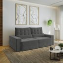 Ver imagem 2 de Sofá Retrátil e Reclinável 3 Lugares 230cm Embaúba Extra CabeCasa MadeiraOriginals