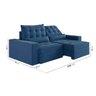 Sofá Retrátil e Reclinável 4 Lugares 240cm Embaúba Extra CabeCasa MadeiraOriginals - 3