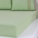 Ver imagem 2 de Lençol King Bella Cama Malha 100% Algodão 193x203x40cm Verde