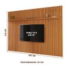 Painel Ripado Grande TV Até 75 Polegadas 2.2 Nature Saturno Shop JM - 4