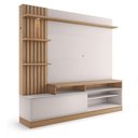 Ver imagem 2 de Estante Home Maceio 2,00m para Tv com Led Freijo/off White - Colibri
