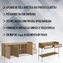 Ver imagem 2 de Conjunto Aparador E Buffet Palhinha 28936x28935 Linha Oslo Hanover Artesano