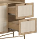 Ver mais imagens de Conjunto Aparador E Buffet Palhinha 28936x28935 Linha Oslo Hanover Artesano