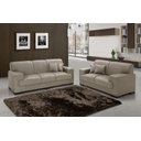 Ver imagem 1 de Sofá Manu Conjunto 2 e 3 Lugares Clássico Confortável Sala Chocolate 377 Império