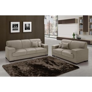 Sofá Manu Conjunto 2 e 3 Lugares Clássico Confortável Sala Chocolate 377 Império