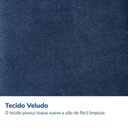 Ver imagem 7 de Sofá Retrátil e Reclinável 3 Lugares 180cm Embaúba Extra CabeCasa MadeiraOriginals Azul Diamante