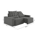 Ver imagem 3 de Sofá Retrátil e Reclinável 4 Lugares 240cm Embaúba Extra CabeCasa MadeiraOriginals