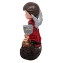 Ver imagem 4 de Imagem de São Miguel Arcanjo Infantil de Borracha Inquebrável - 16 cm