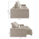 Ver imagem 4 de Sofá Retrátil e Reclinável 4 Lugares 250cm Embaúba Extra CabeCasa MadeiraOriginals