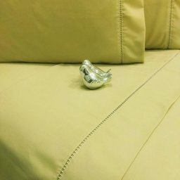 Jogo de Cama Queen 400 Fios Bege Ponto Palito 4 Peças Casa Dona - 1