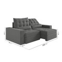 Ver imagem 3 de Sofá Retrátil e Reclinável 4 Lugares 250cm Embaúba Extra CabeCasa MadeiraOriginals