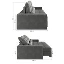 Ver imagem 4 de Sofá Retrátil e Reclinável 4 Lugares 250cm Embaúba Extra CabeCasa MadeiraOriginals