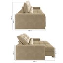 Ver imagem 4 de Sofá Retrátil e Reclinável 3 Lugares 180cm Embaúba Extra CabeCasa MadeiraOriginals