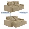 Sofá Retrátil e Reclinável 4 Lugares 260cm Embaúba Extra CabeCasa MadeiraOriginals - 5