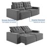 Sofá Retrátil e Reclinável 4 Lugares 260cm Embaúba Extra CabeCasa MadeiraOriginals - 5