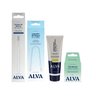 Kit Higiene Bucal Alva Raspador Escova Creme e Fio Dental - 1
